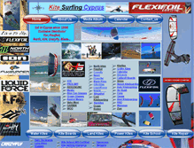 Tablet Screenshot of kitesurfingcyprus.com